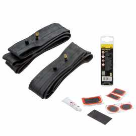 Rolson Set of 2 26 Inner Tubes and Puncture Repair Kit