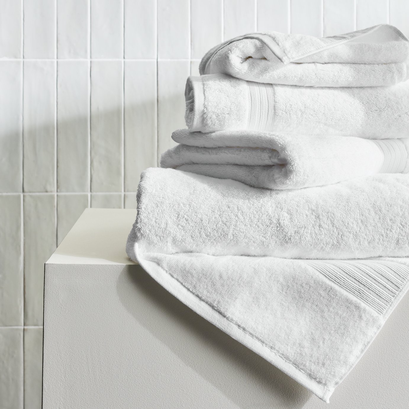 Habitat Egyptian Cotton 4 Piece Towel Bale - White