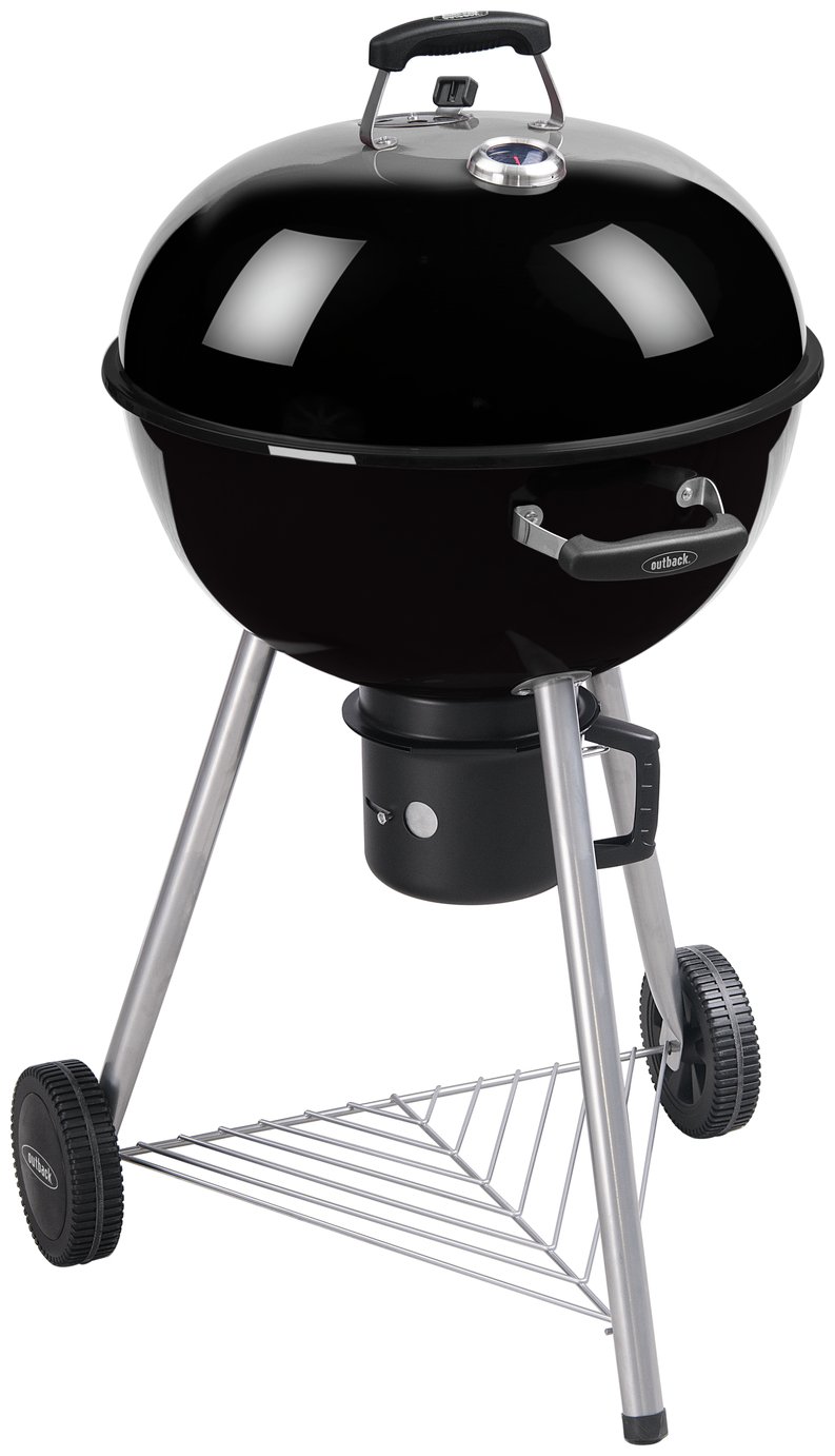 Outback Comet 50cm Kettle Charcoal BBQ - Black
