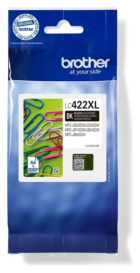 Brother LC422XLBK Original Ink Cartridge  - Black