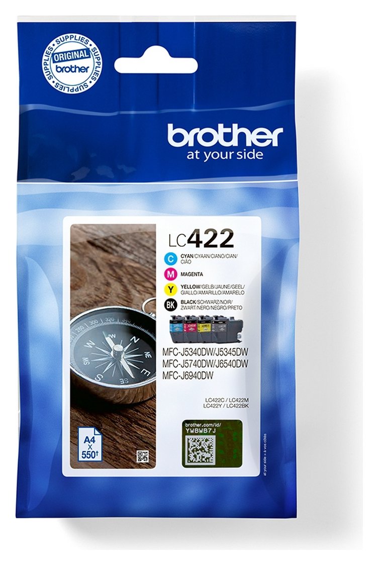 Brother LC422VAL Original Ink Cartridge - Black and Colour 