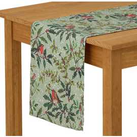Argos Home Robin Reversible Cotton Table Runner - Green