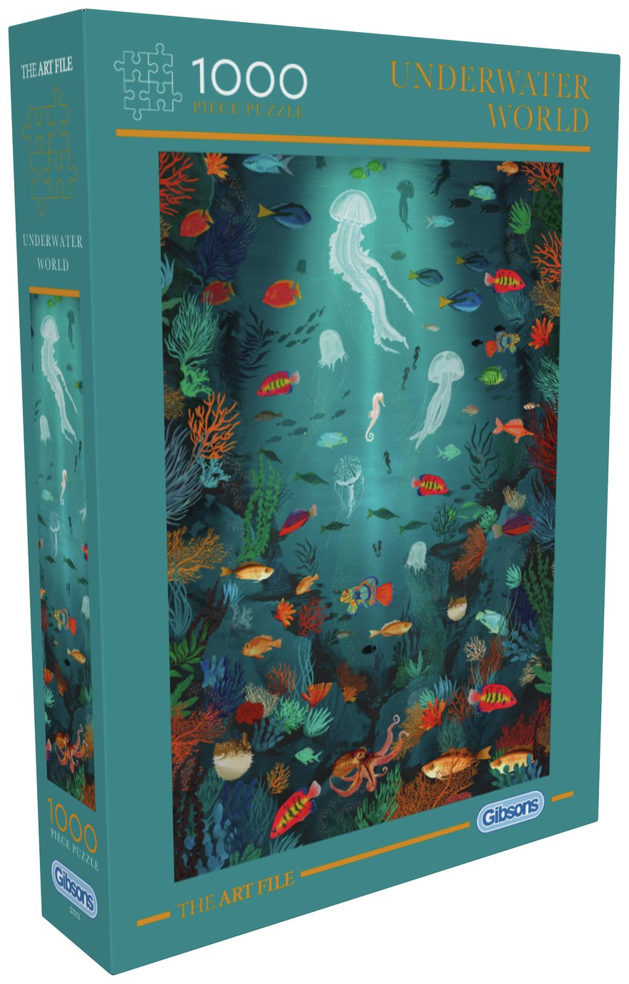 Gibsons The Art File Underwater World 1000 Piece Puzzle