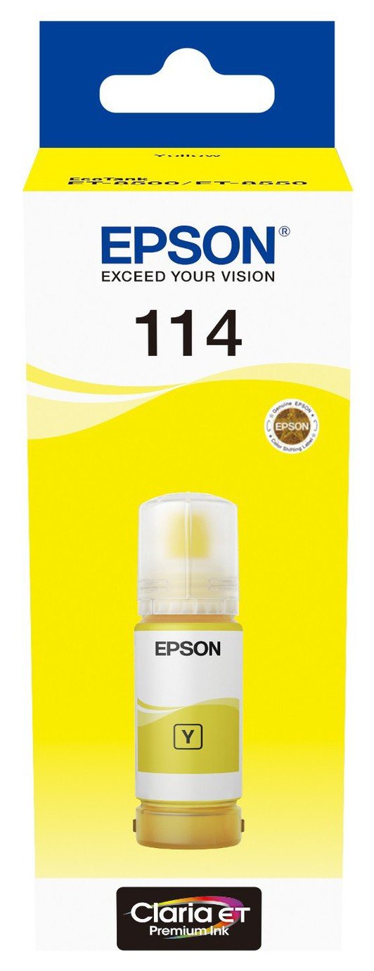 Epson 114 EcoTank Ink Bottle Refill - Yellow