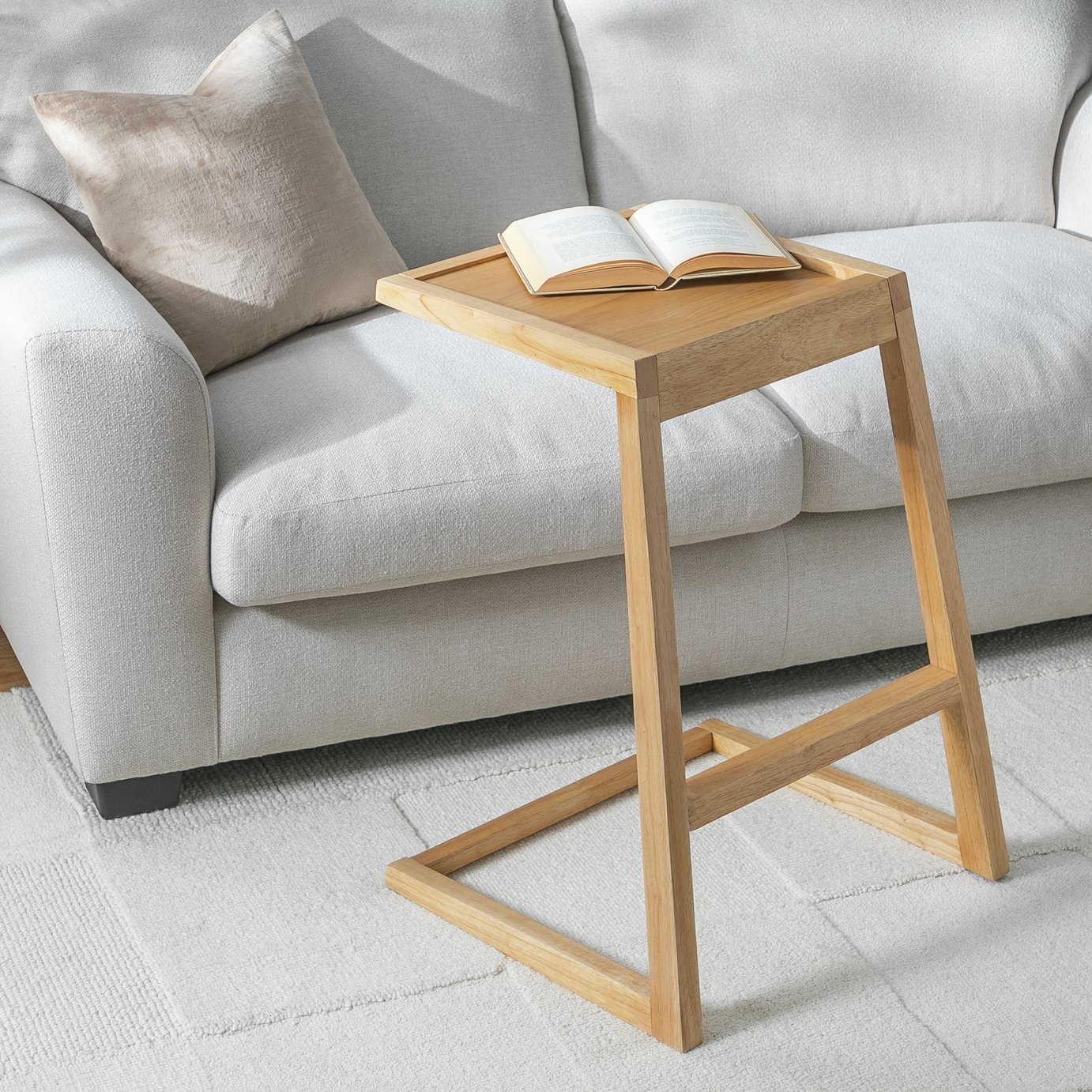 Habitat Calvin Shape Side Table - Natural