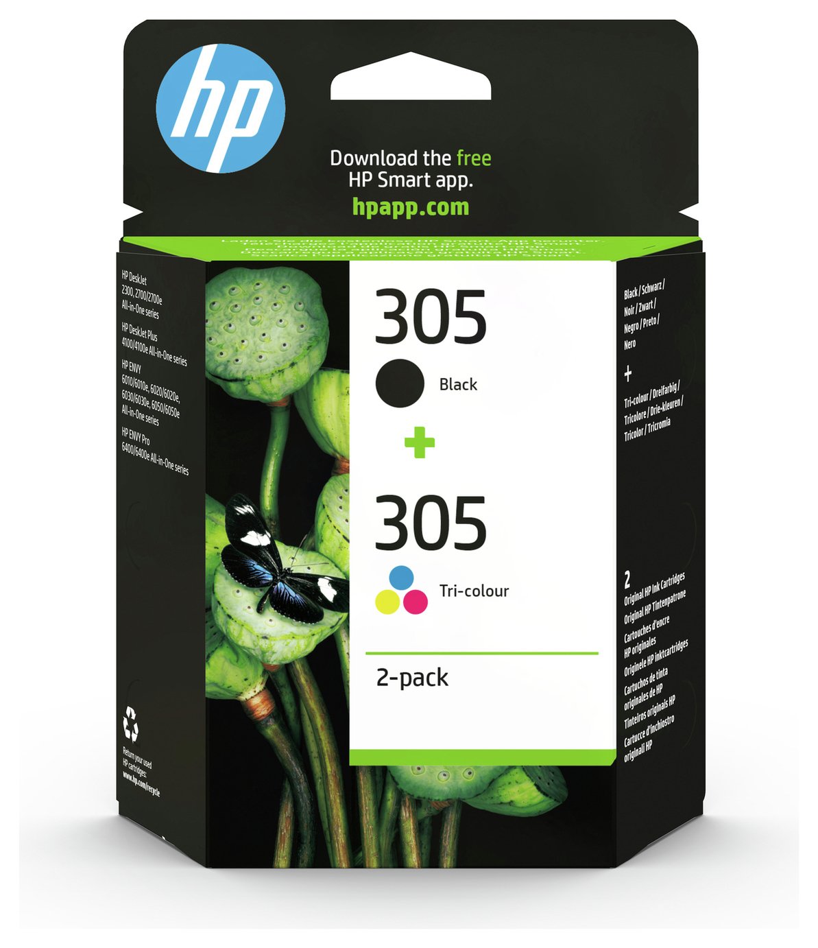 HP 305 Original Ink Cartridges Pack of 2  - Black & Colour