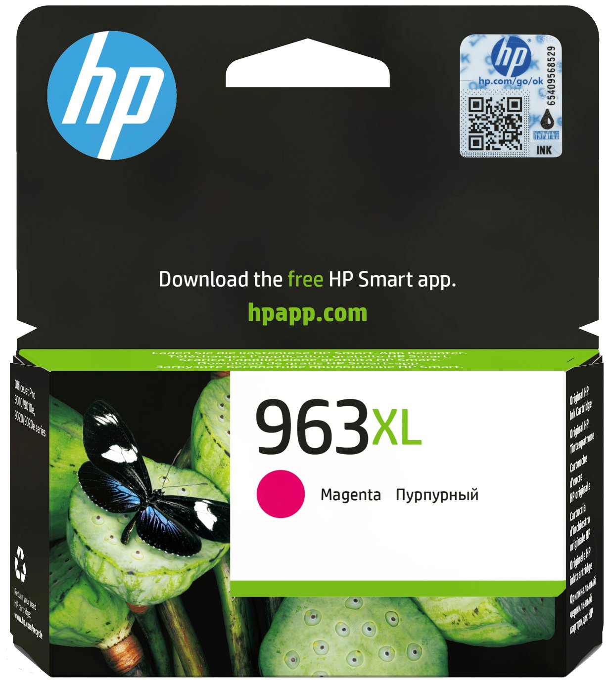 HP 963 XL High Yield Original Ink Cartridge - Magneta