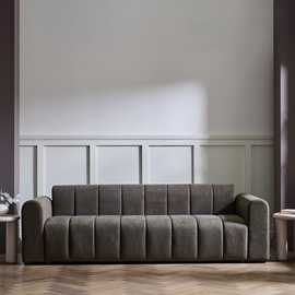 Argos Home Tigana Fabric 3 Seater Sofa Bed - Mink