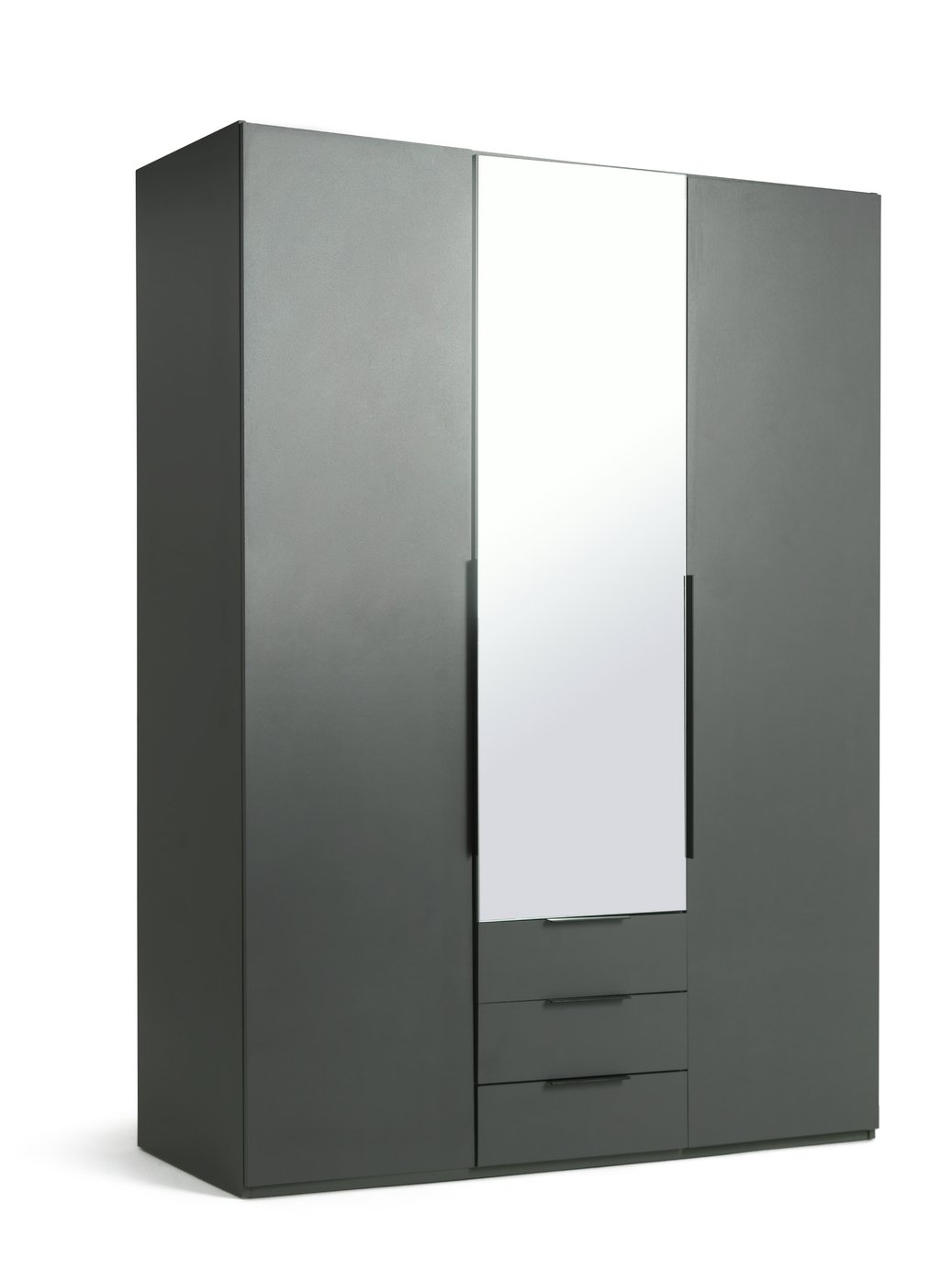 Argos Home Hallingford 3 Door 3 Drawer Mirror Wardrobe