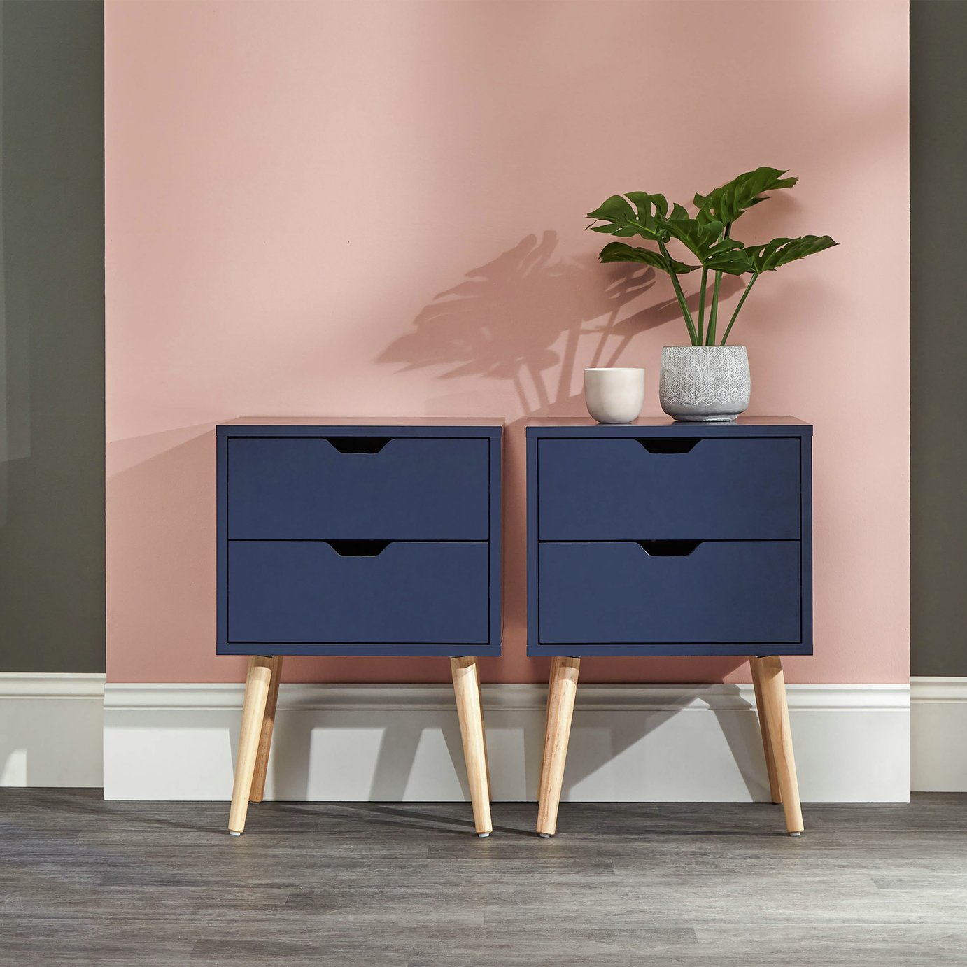 GFW Nyborg Set of 2 Bedside Tables 