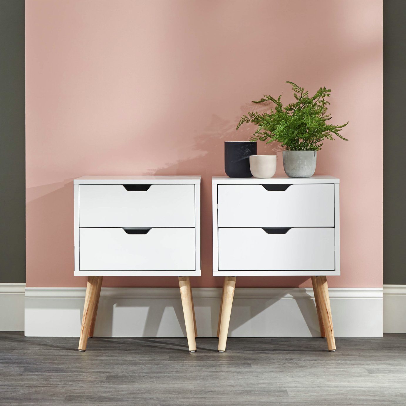GFW Nyborg Set of 2 Bedside Tables 
