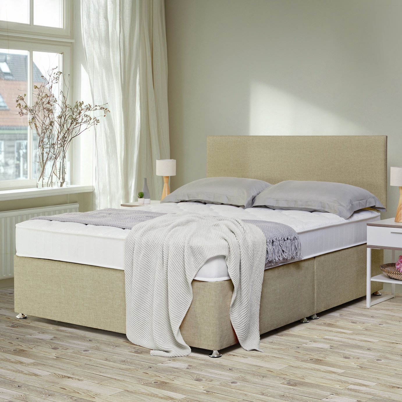 Argos Home Carlton 800 Pocket Divan Bed - Kingsize