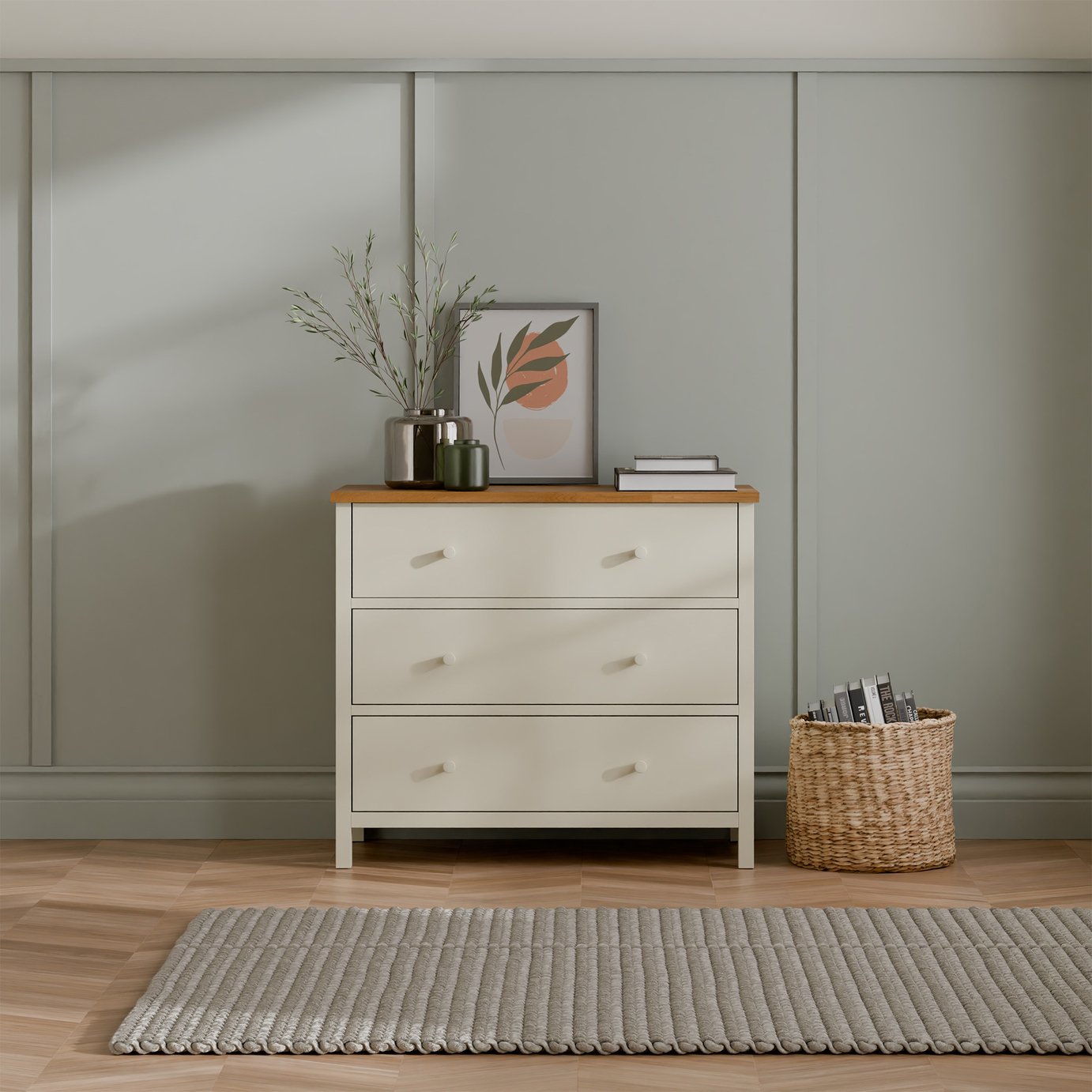 Julian Bowen Coxmoor 3 Drawer Chest