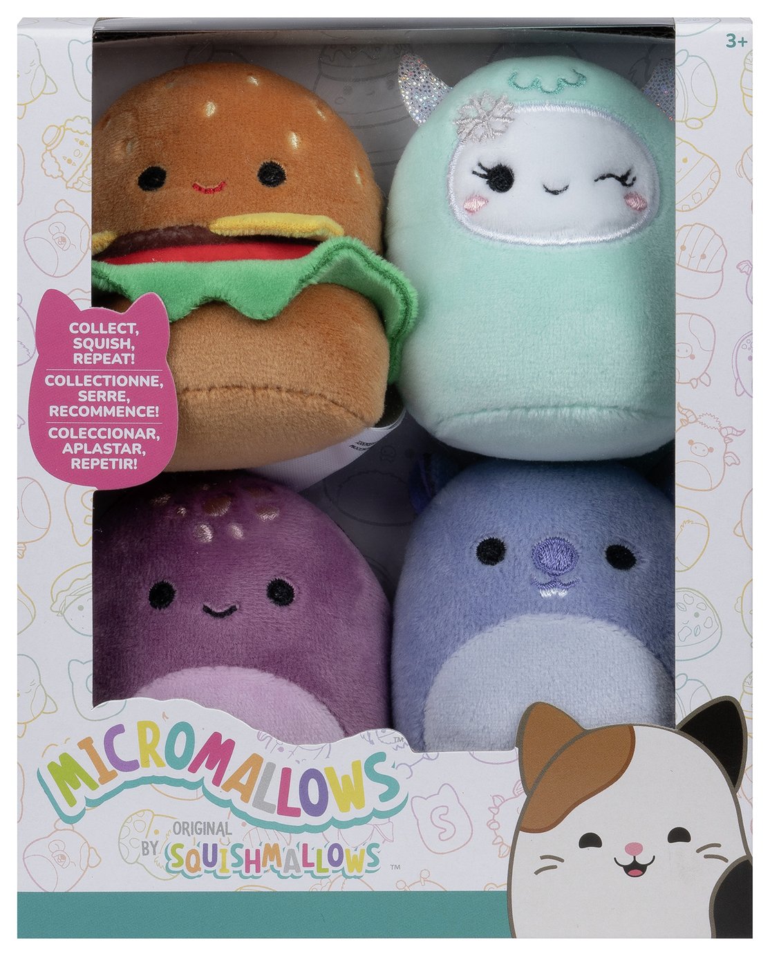 Squishmallows Micromallows Plush-Pack of 4