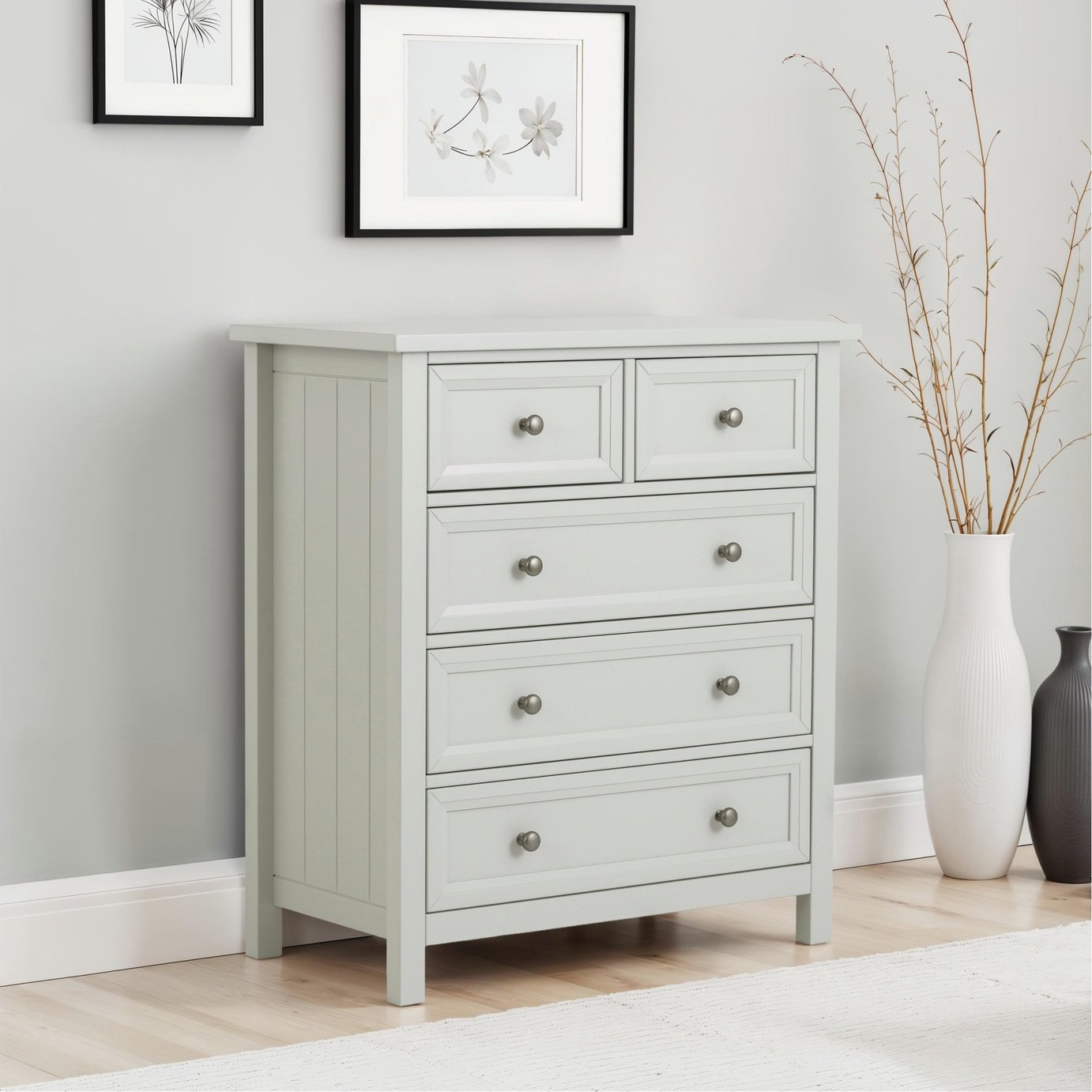 Julian Bowen Maine 5 Drawer Chest