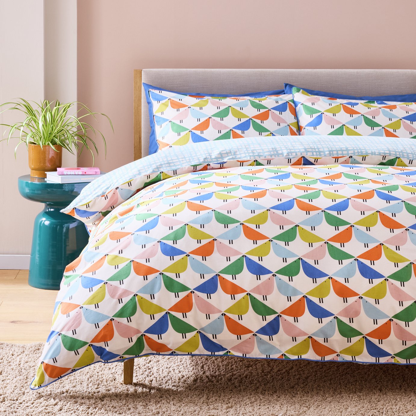 Habitat x Scion Cotton Lintu Bedding Set - King size