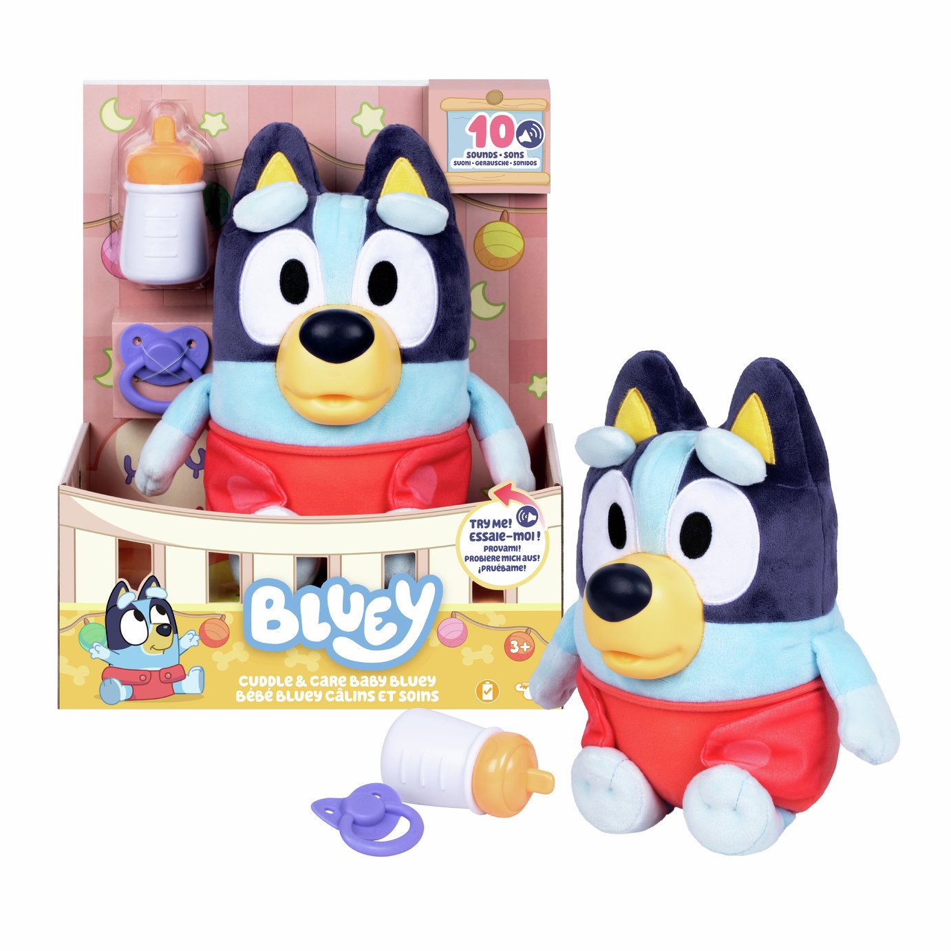 Bluey Electronic Cuddle & Care 11" Plush Toy