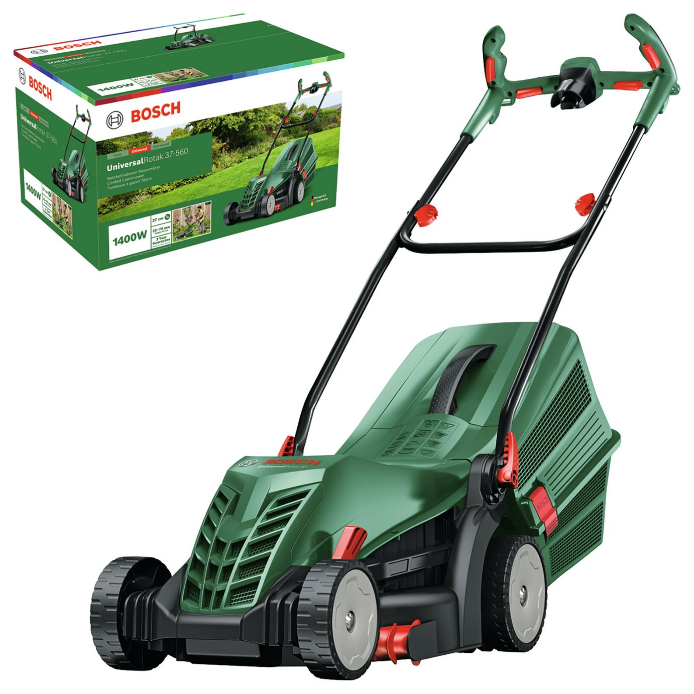 Bosch UniversalRotak 37cm Corded Lawnmower