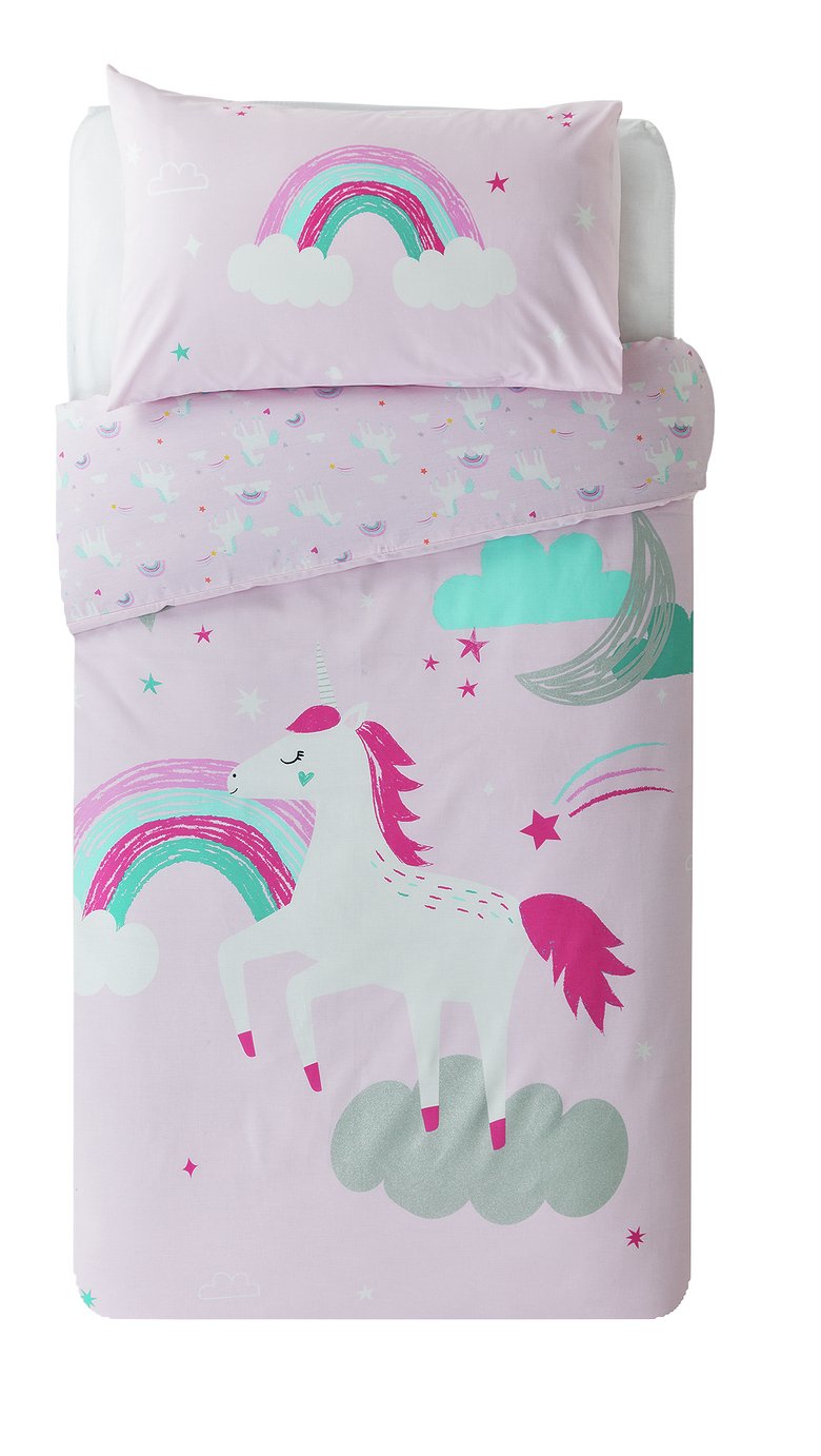 unicorn kids bedding