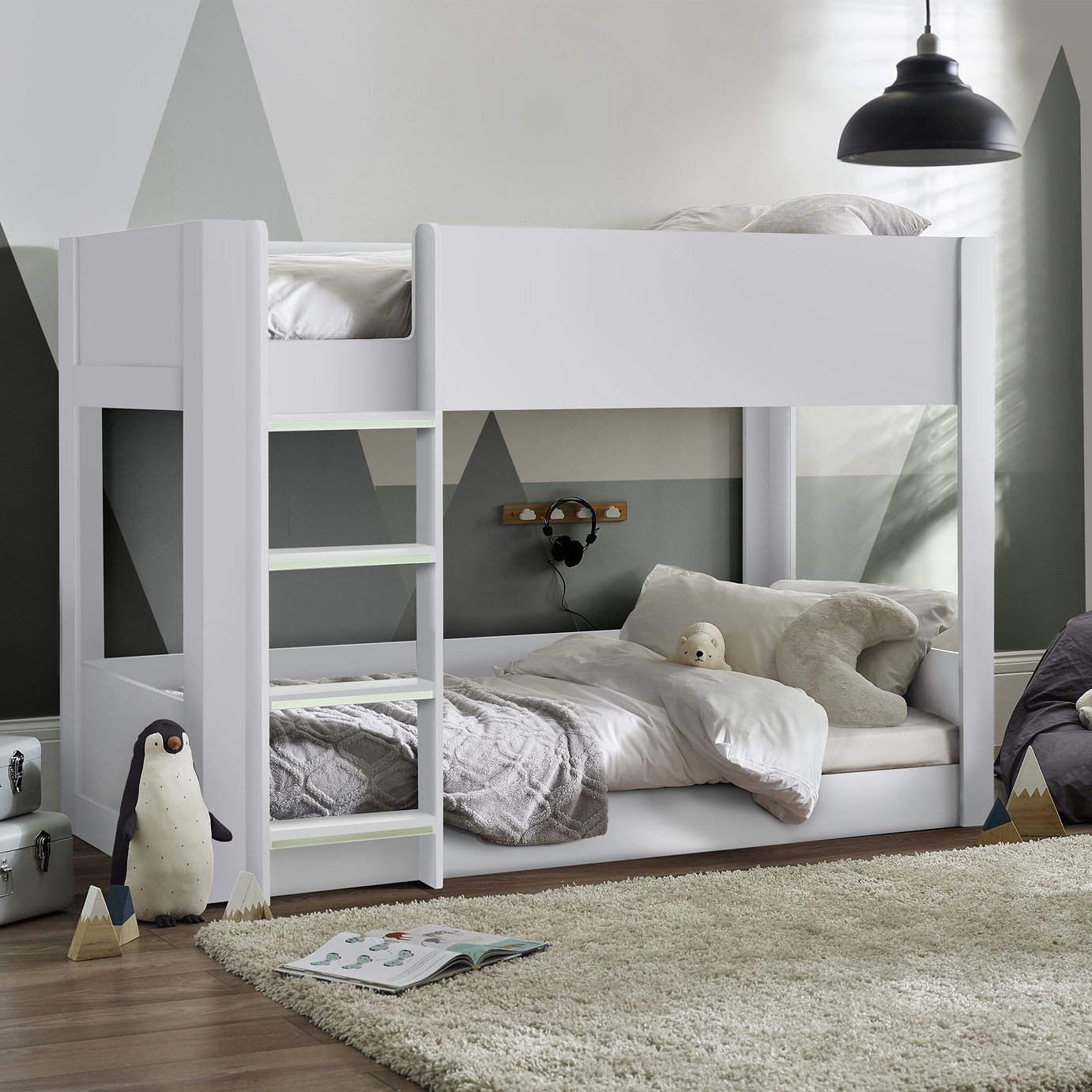 Julian Bowen Soloman Single Bunk Bed - White