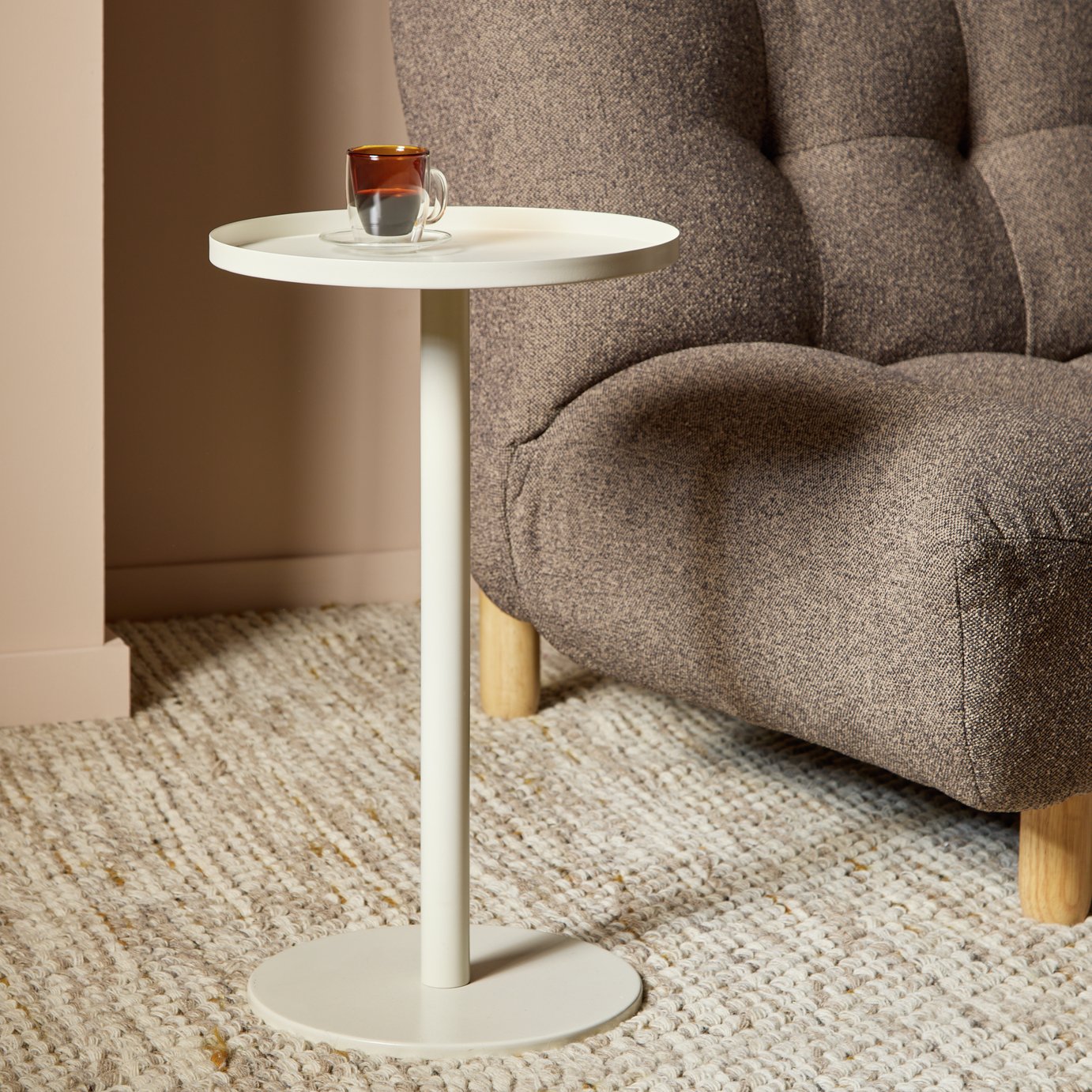 Argos Home Ehren Side Table - White