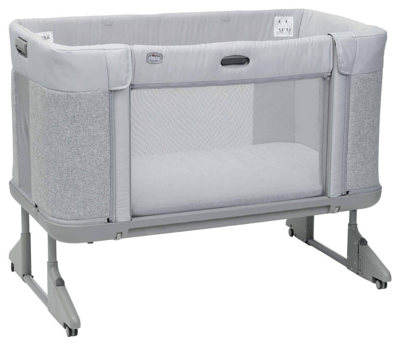 Chicco Next2Me Forever Bedside Cot - Ash Grey