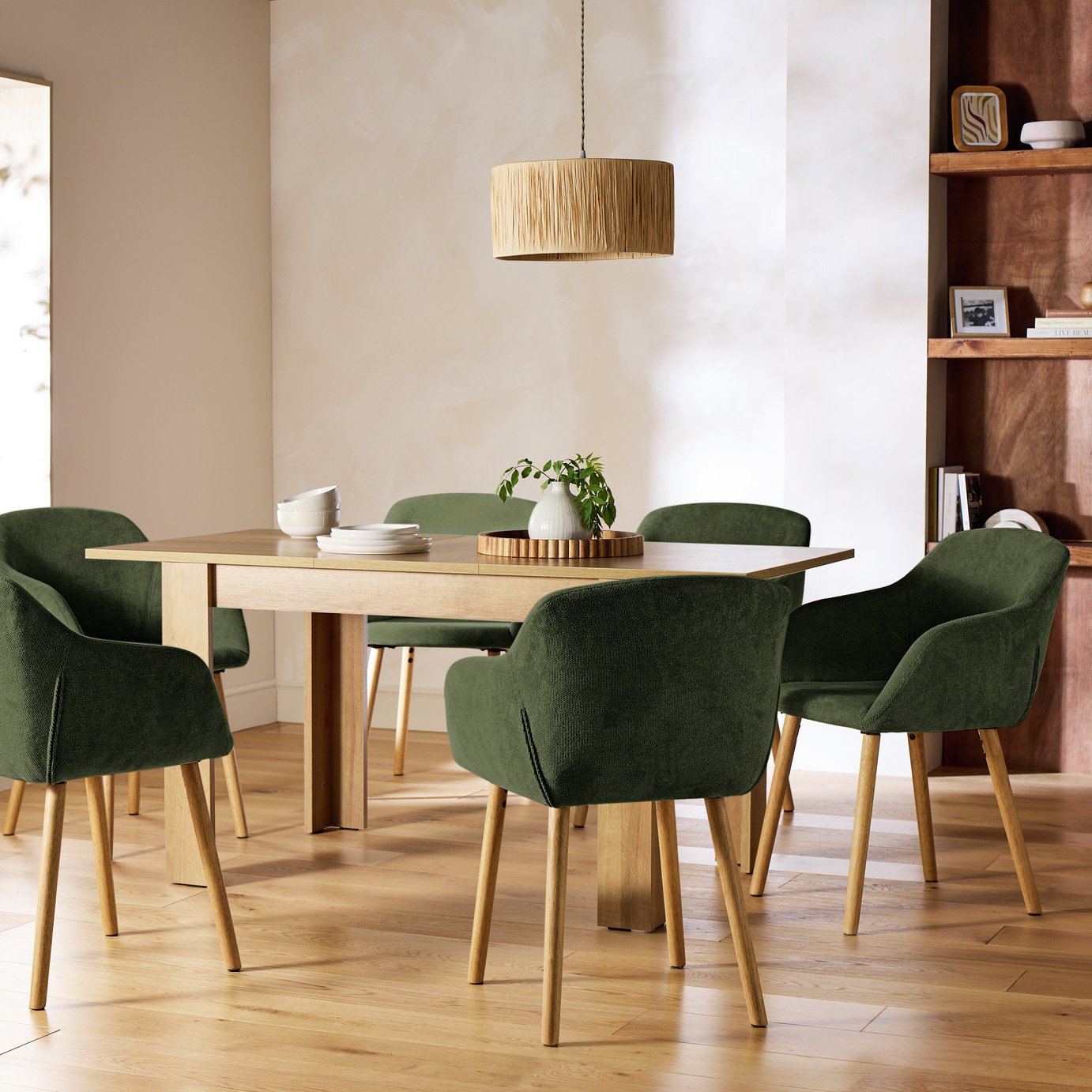 Argos Home Miami Extending Dining Table And 6 Chairs