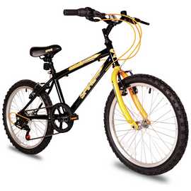 Spike 20 inch Wheel Size Kids Mountain Bike - Yellow