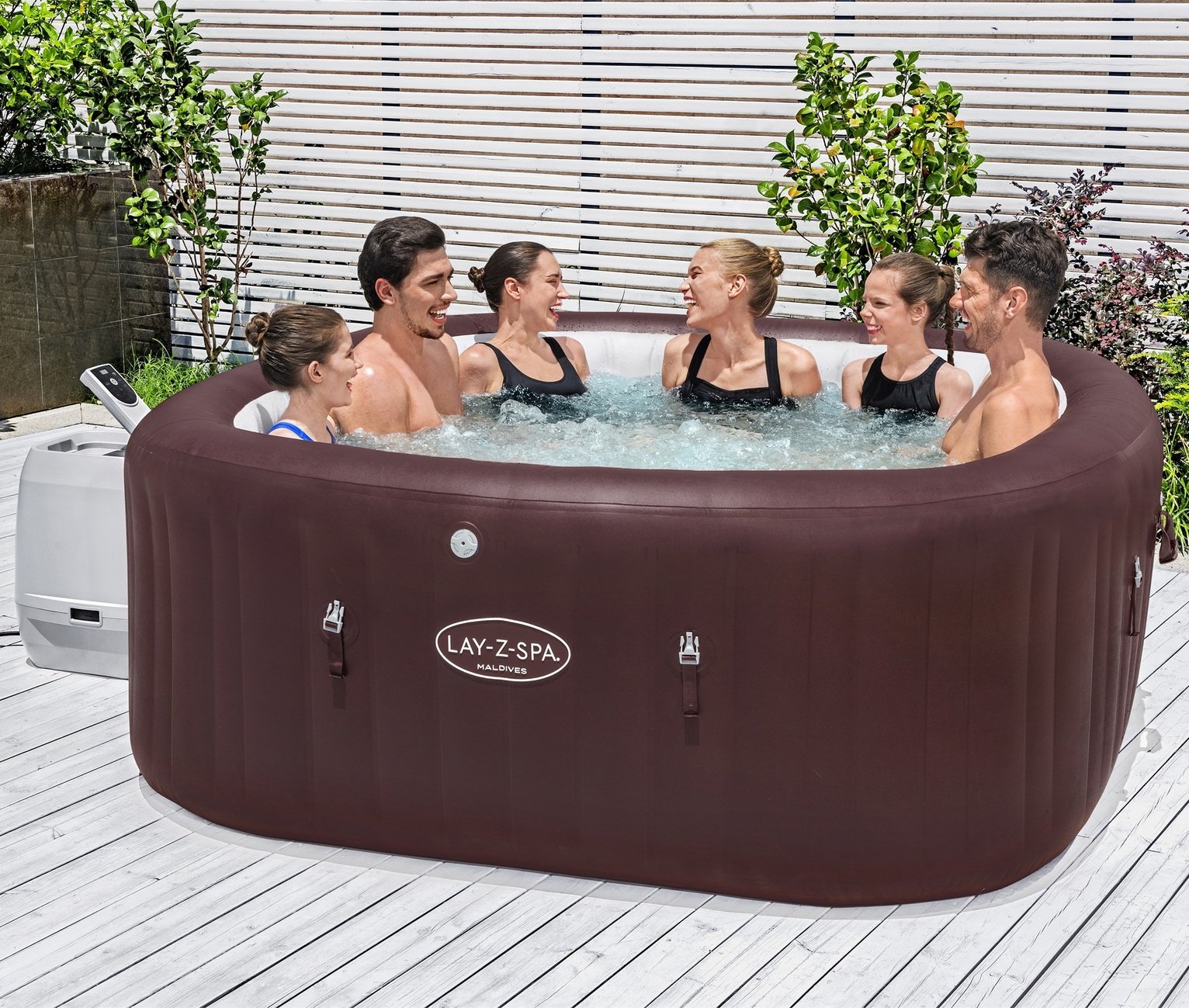 Lay-Z-Spa Maldives 7 Person HydroJet Pro Hot Tub