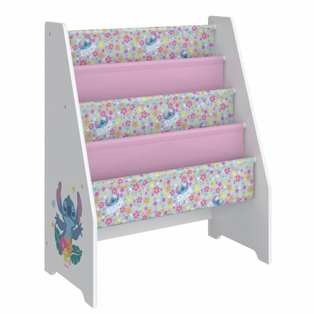 Disney Stich Storage Bookcase - White and Pink