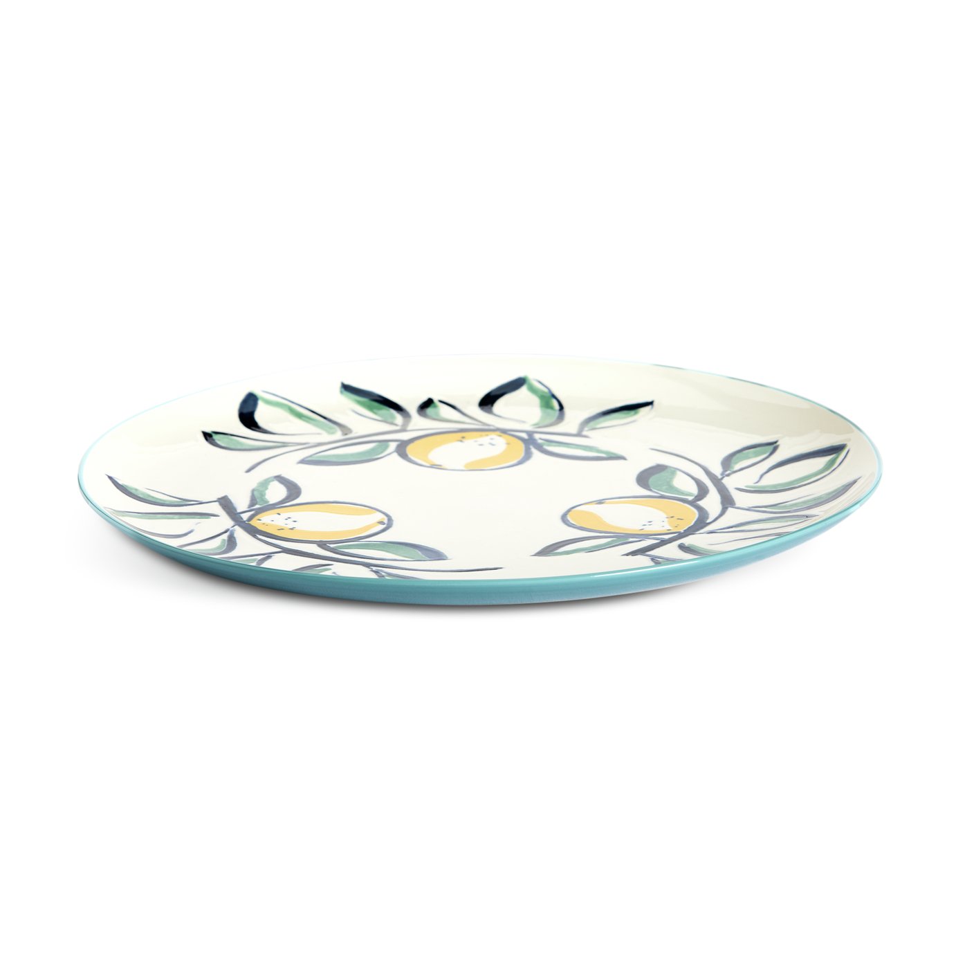 Habitat Stoneware Serving Platter - White