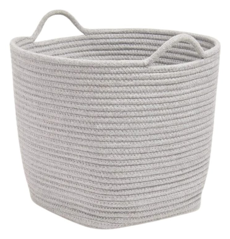 Great Little Trading Company Rope Storage Basket - Grey