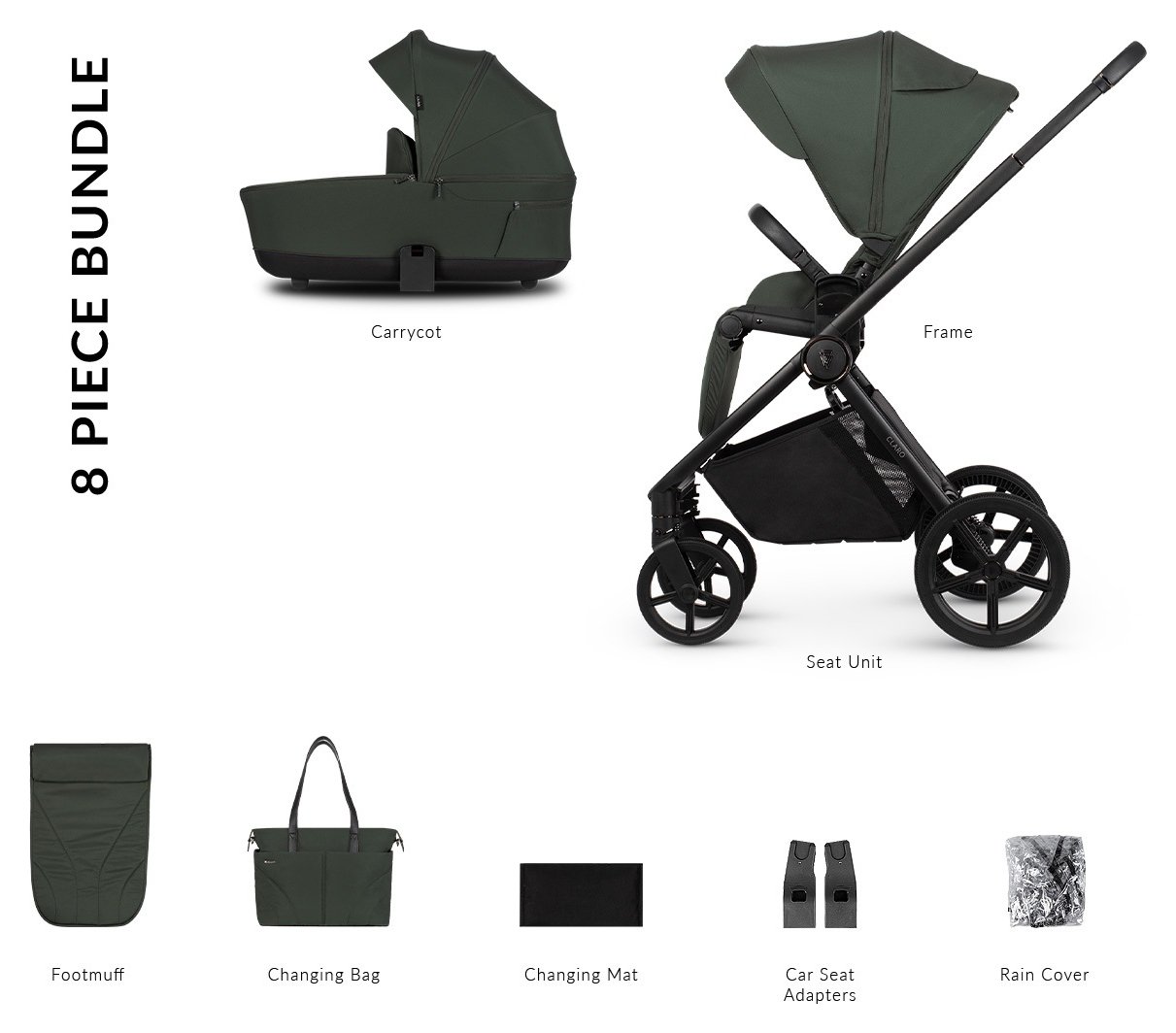 Buy Hauck Atlantic Twin Pushchair Grey Prams and pushchairs
