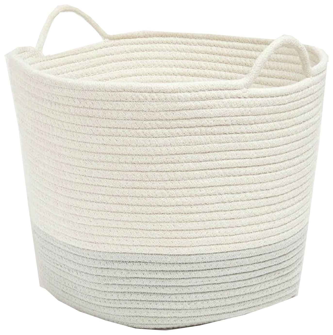 Great Little Trading Company Rope Storage Basket-Ivory/Sage