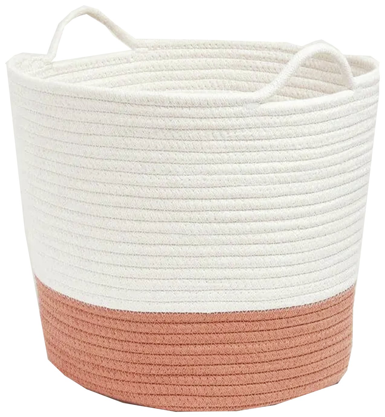 Great Little Trading Company Rope Storage Basket -Terracotta
