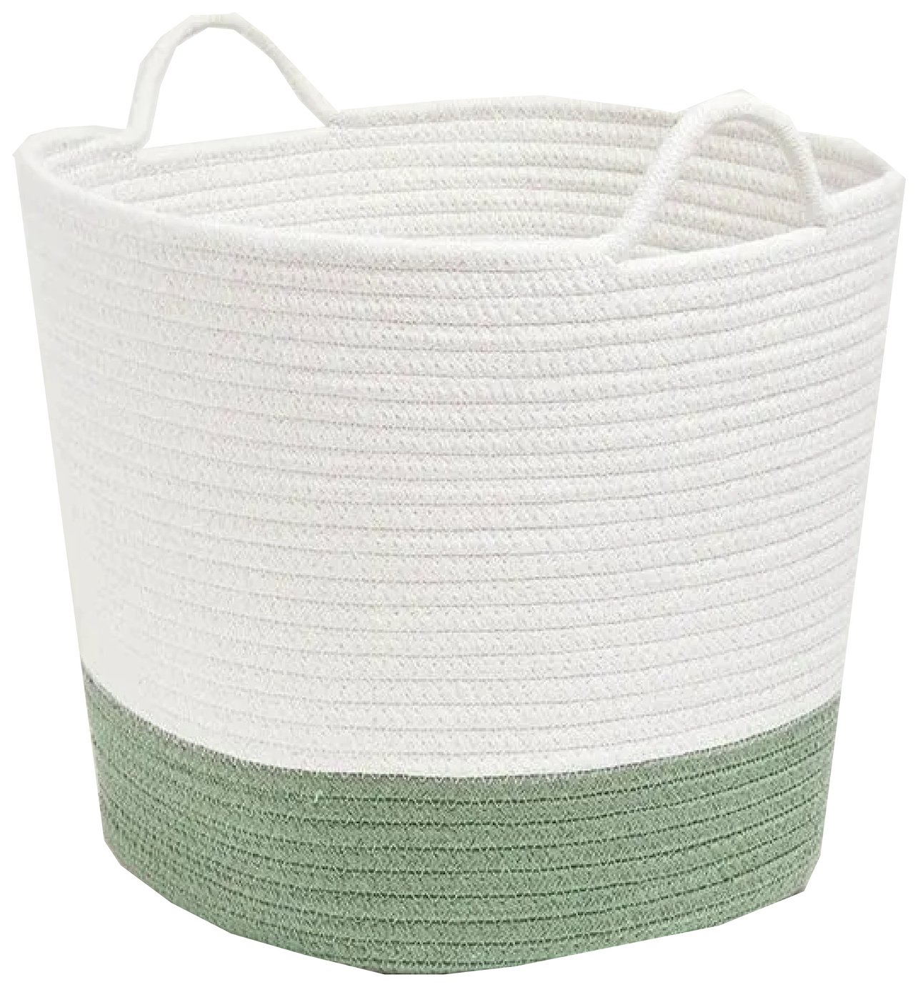 Great Little Trading Company Rope Storage Basket - Green