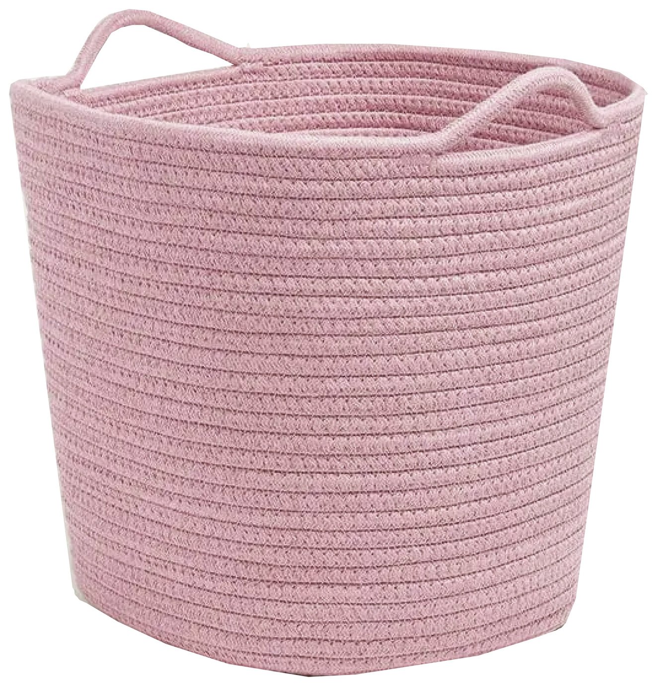 Great Little Trading Company Rope Storage Basket - Rose Pink