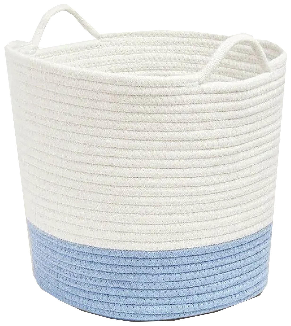 Great Little Trading Company Rope Storage Basket - Blue
