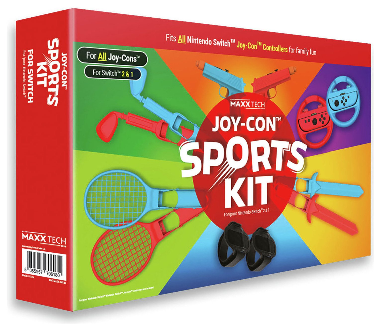 Maxx Tech Joy-Con Sports Kit For Nintendo Switch & Switch 2