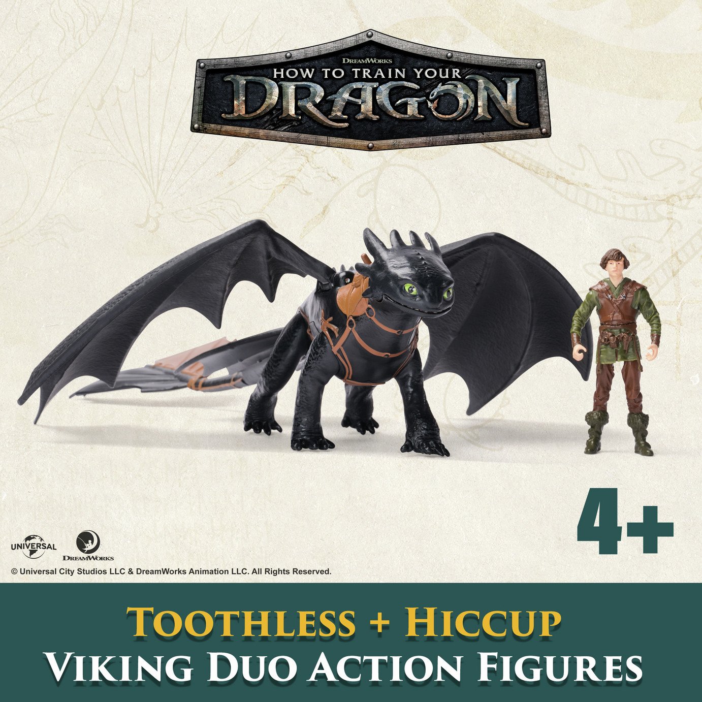 How To Train Your Dragon Toothless & Hiccup Figure Set  