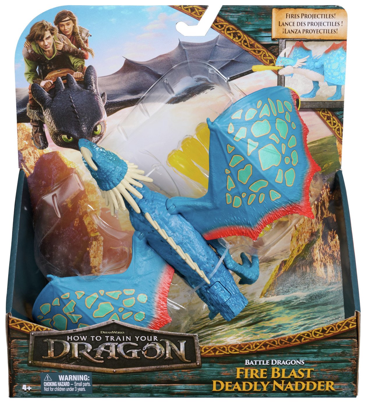 How To Train Your Dragon Fire Blast Deadly Nadder 