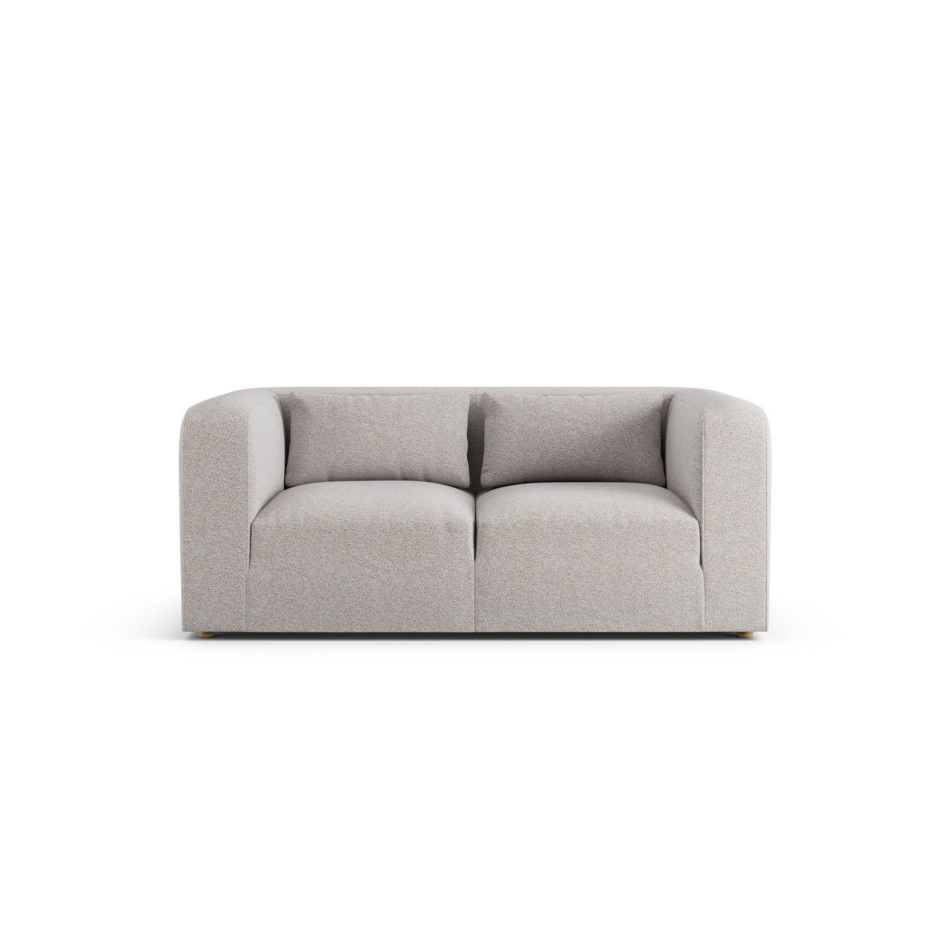 Habitat Lars Fabric 2 Seater Sofa - Natural - Ash Leg