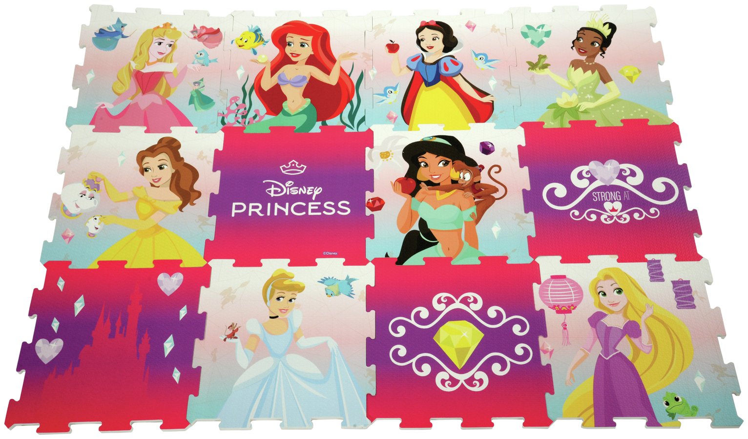 Disney Princess 12 Piece Eva Play Mat