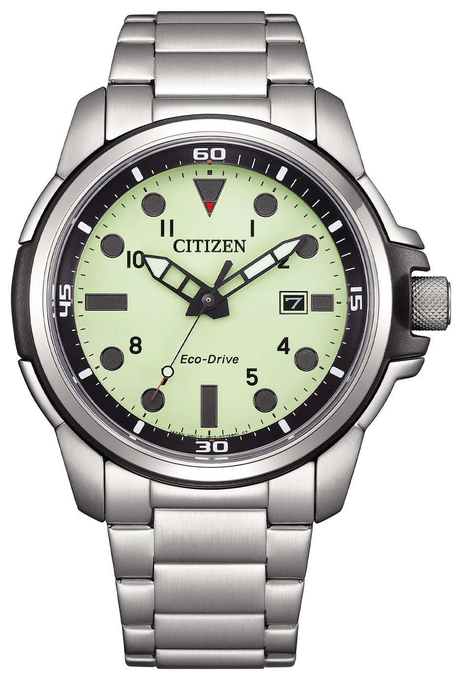 Citizen Men's Eco-Drive Lume Dial Stainless Steel  Watch