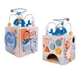Chad Valley Wooden Under the Sea Activity Cube