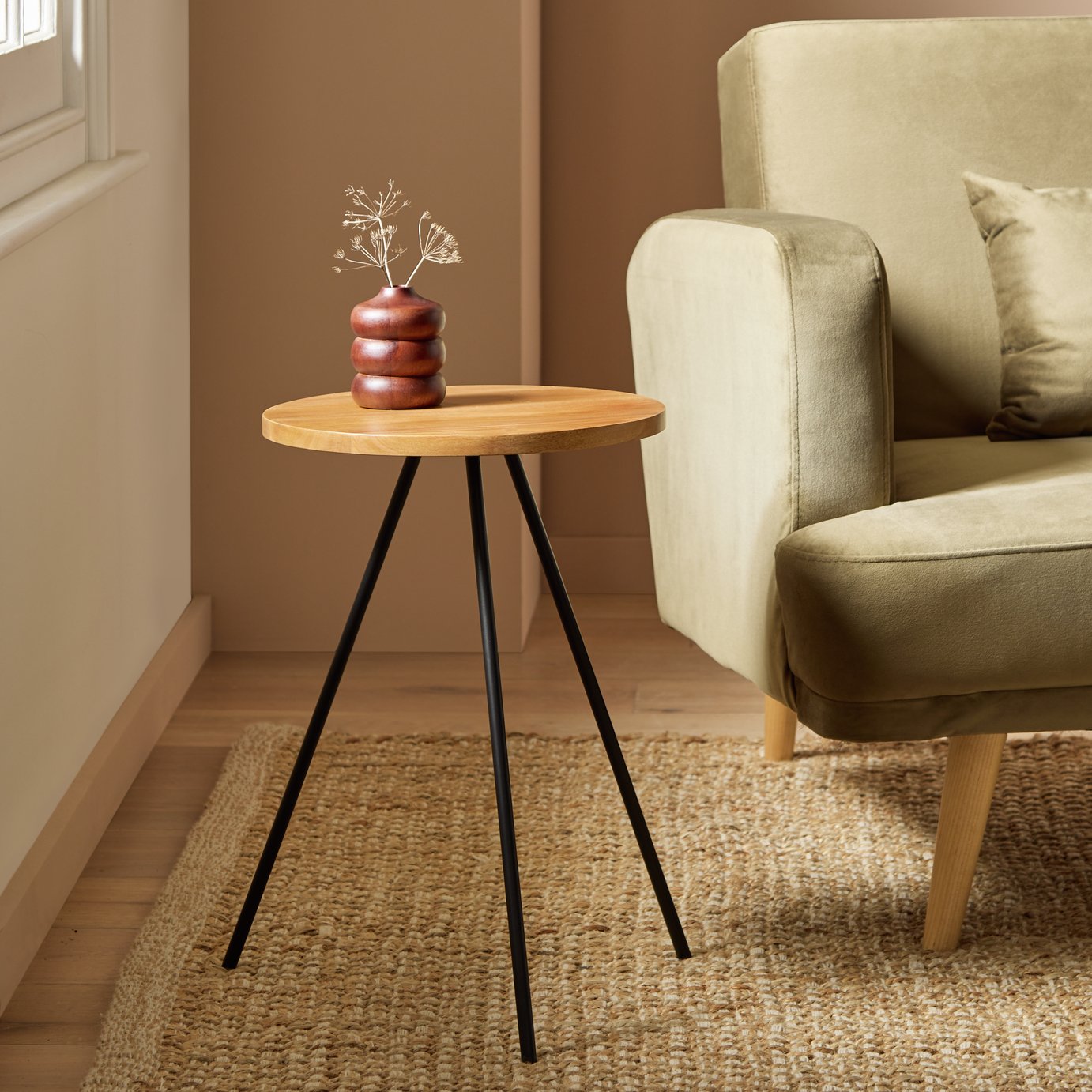 Argos Home Truda Side Table - Natural