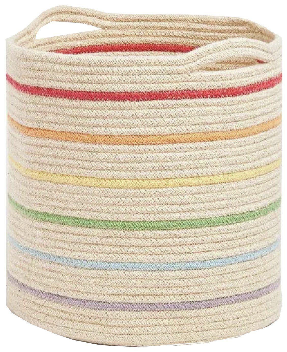 Great Little Trading Company Rope Storage Basket - Rainbow