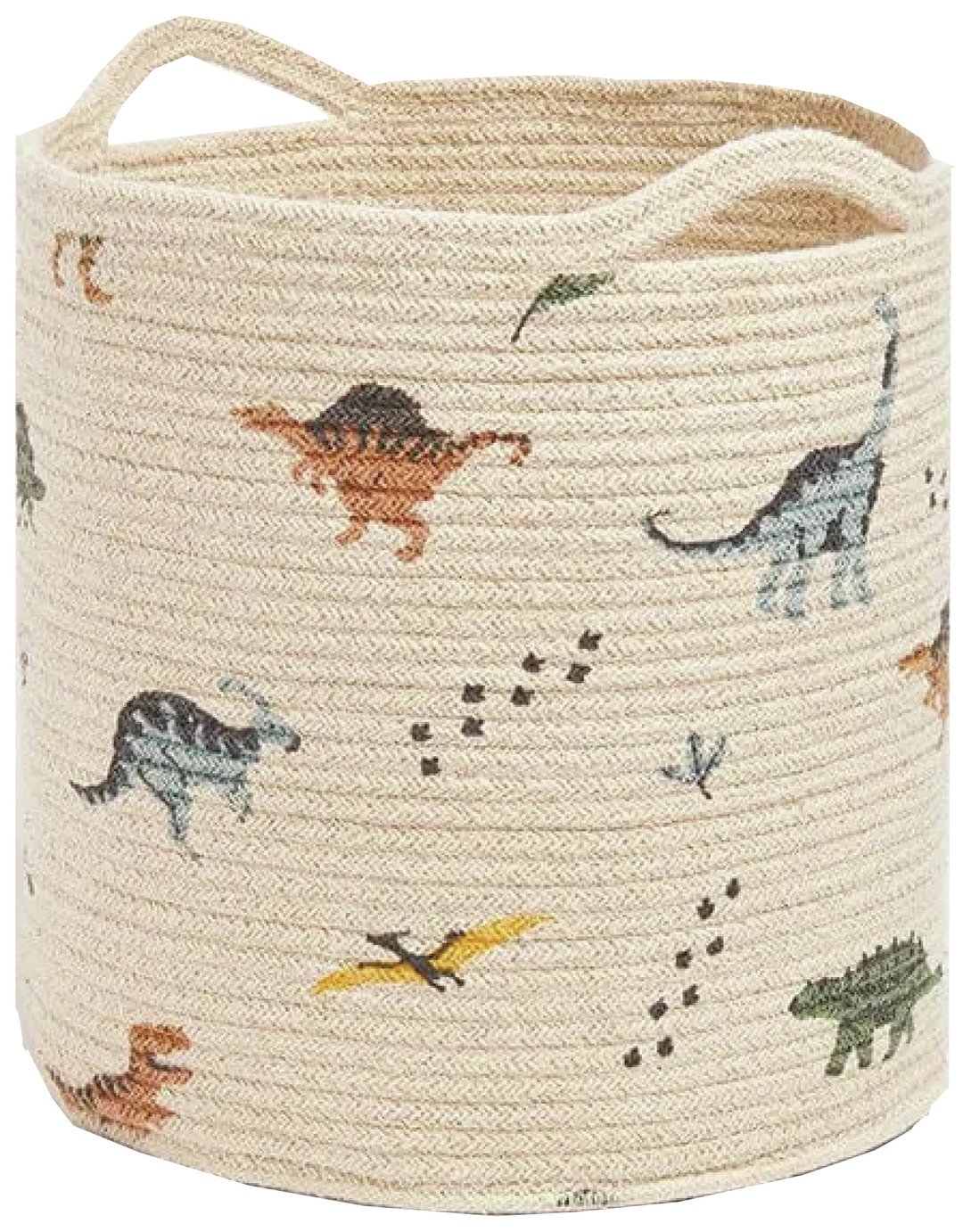 Great Little Trading Company Rope Storage Basket - Dinosaur
