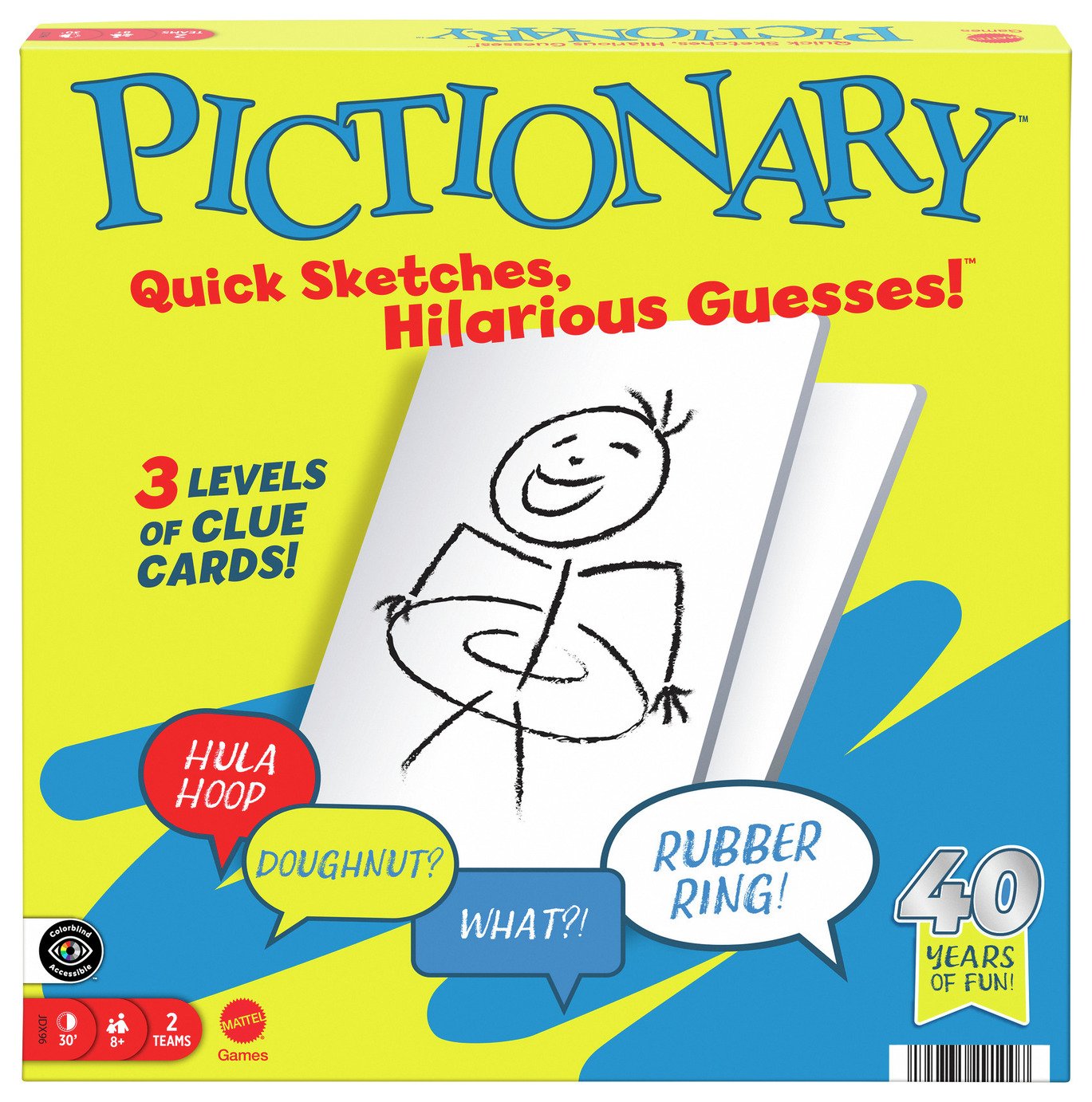 Pictionary Family Board Game for Kids & Adults 