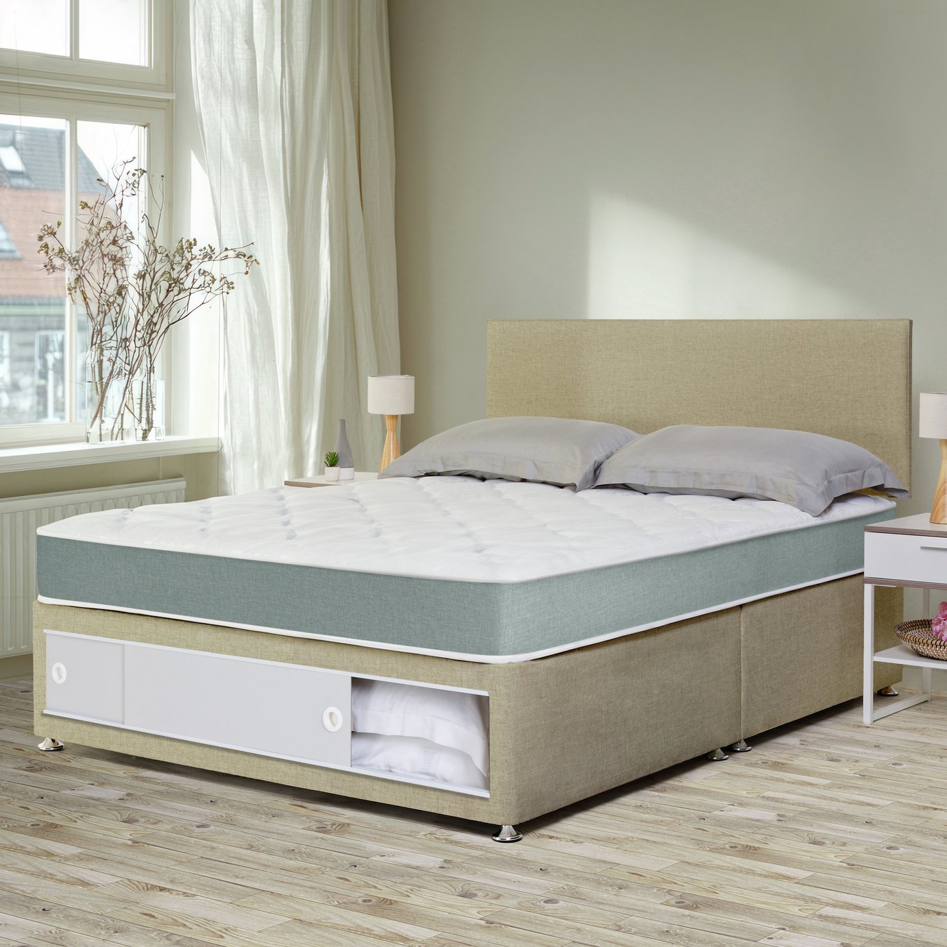 Argos Home Devon Divan Bed - Small Double